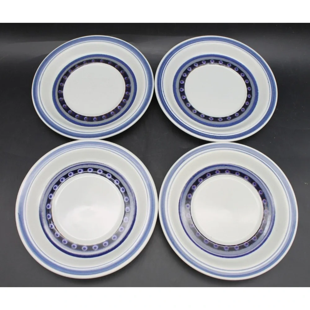 Vintage Royal Doulton Lambeth Tangier LS1005 Set of 4 Cups & Saucers England